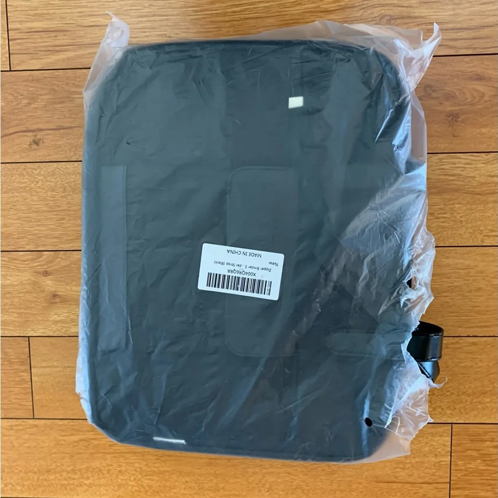 3 Ring Binder with Zipper Fits 500 Sheets, 2” Zipper Binder Shoulder Strap. New